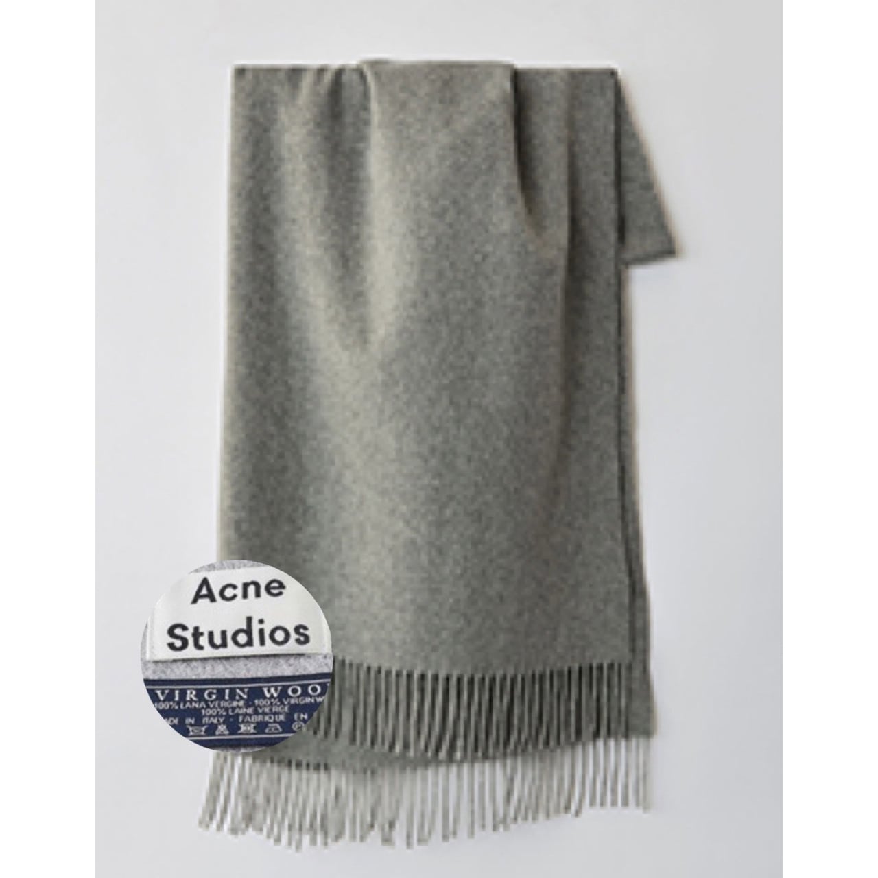 Acne Studios]旧タグ：アクネストゥディオ fringed Scarf オーバー  