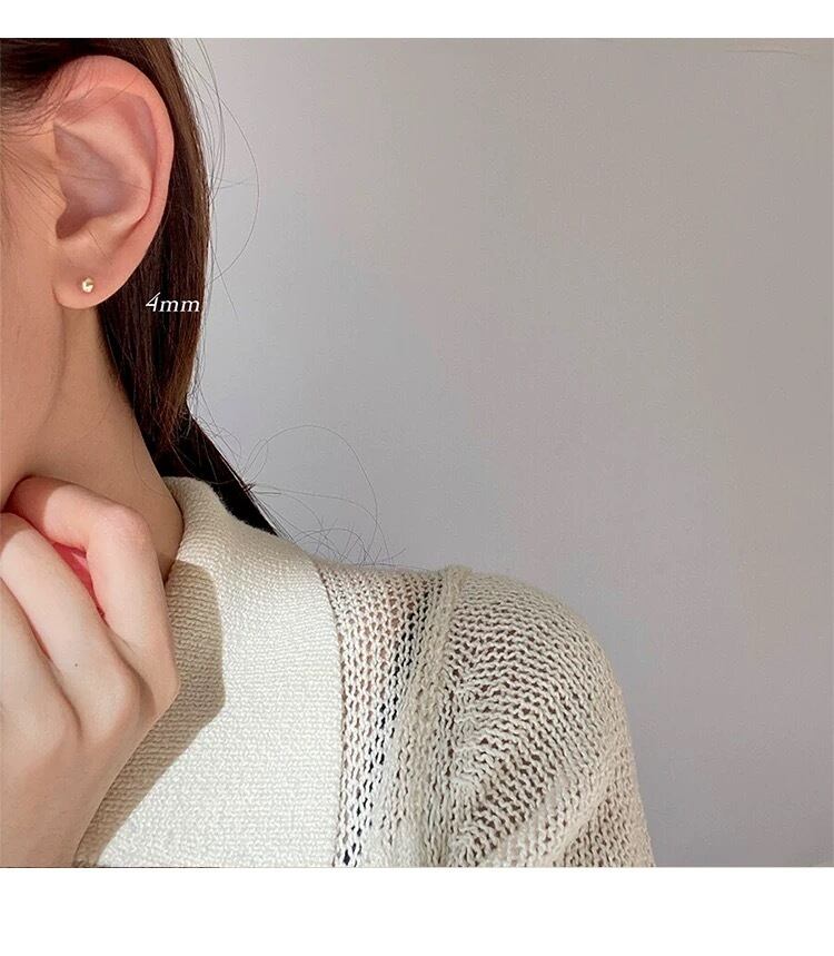 999sliver pierce/999純銀シルバー 軟骨ピアス シンプルピアス
