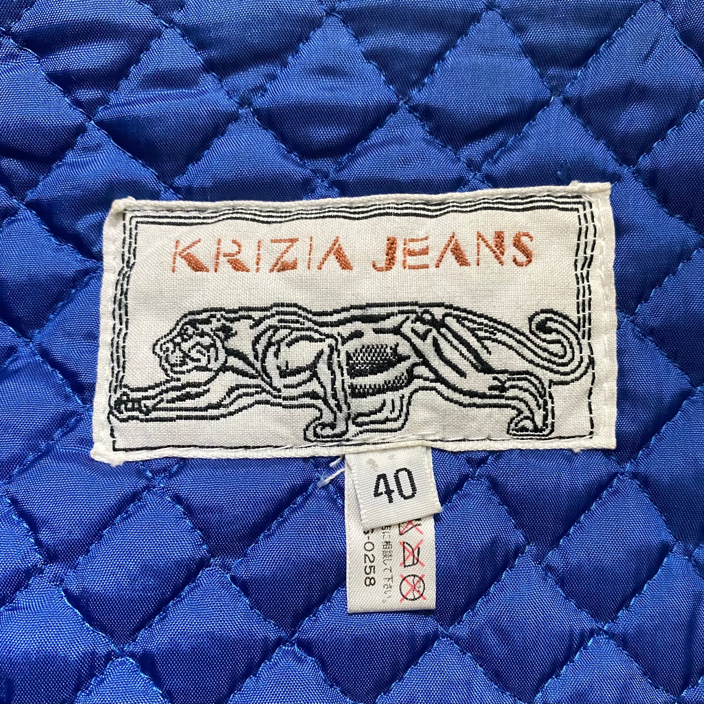 vintage KRIZIA JEANS decorative denim jacket | NOIR ONLINE