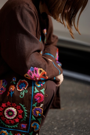 vintage embroidered blouse