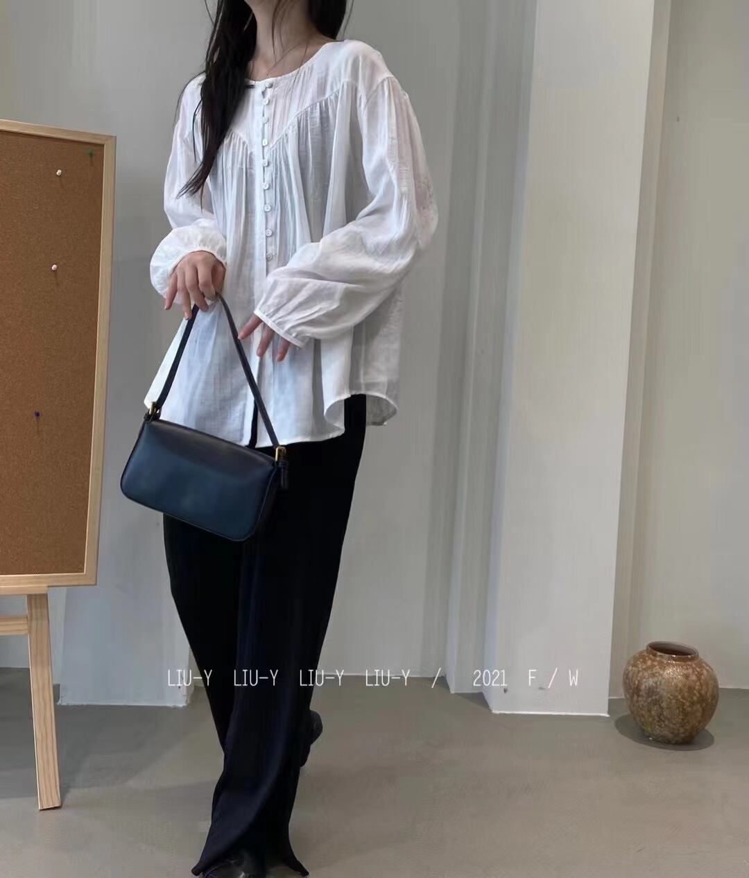 ボタンブラウス　AJ2205-752