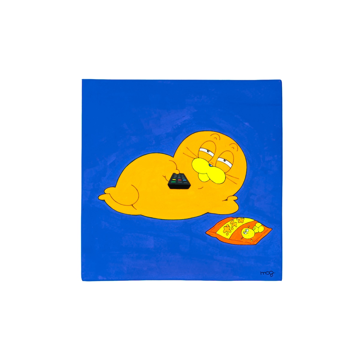会場売約済】 mog 原画 28 「ピッピ」 | TOKYO PiXEL. shop & gallery