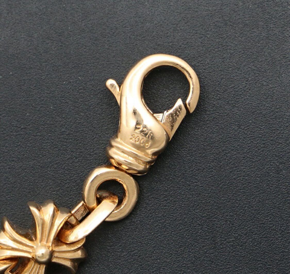 CHROME HEARTS クロムハーツ 22K 14リンク CH X LNK CHクロス リンク