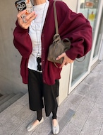 【新作5%OFF・3日間】Over-fit Cotton Cardigan_4colors