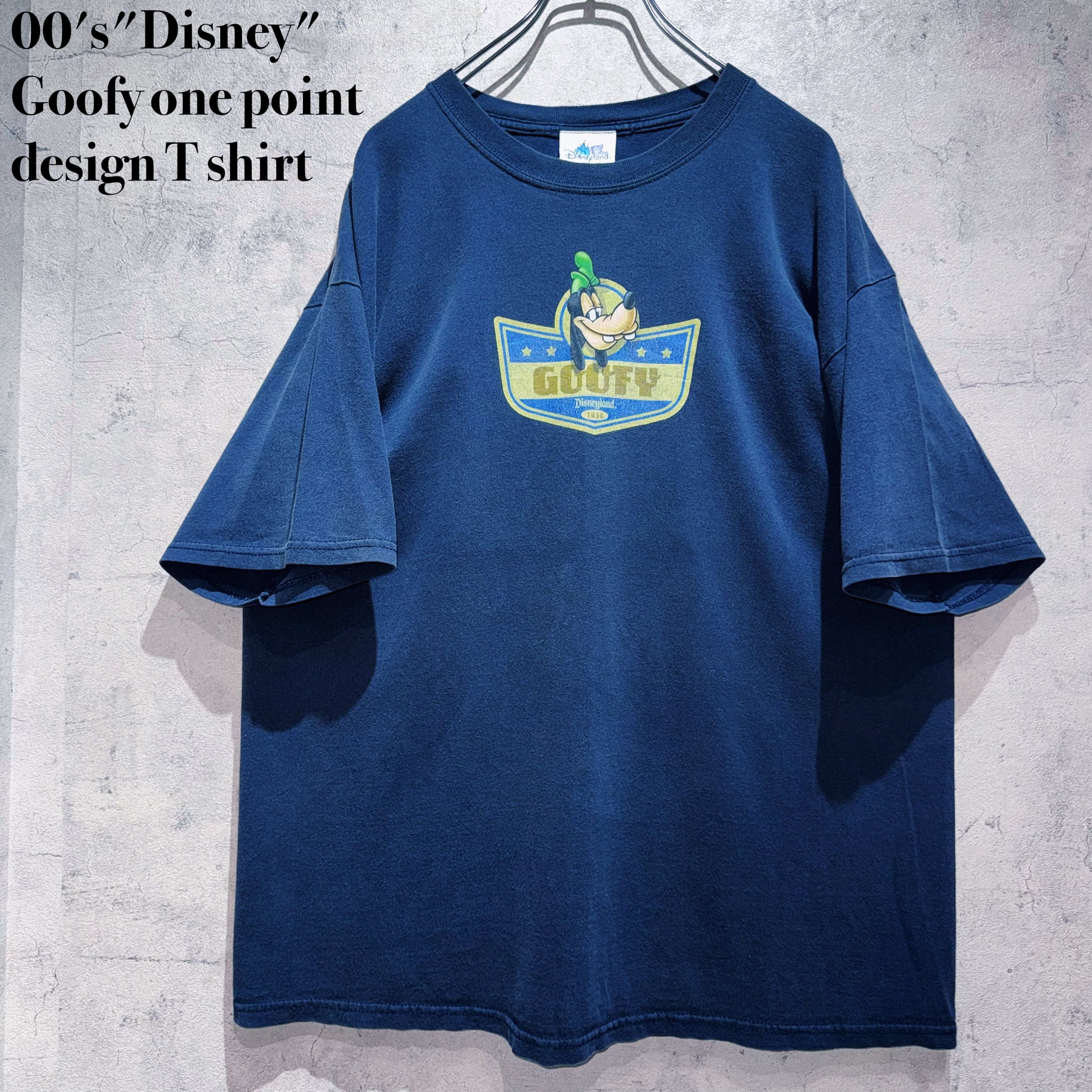 00's"Disney"Goofy one point design T shirt