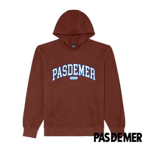 【PAS DE MER/パドゥメ】PASDEMER DESIGN HOODY パーカー / BROWN ブラウン / AW23-11862