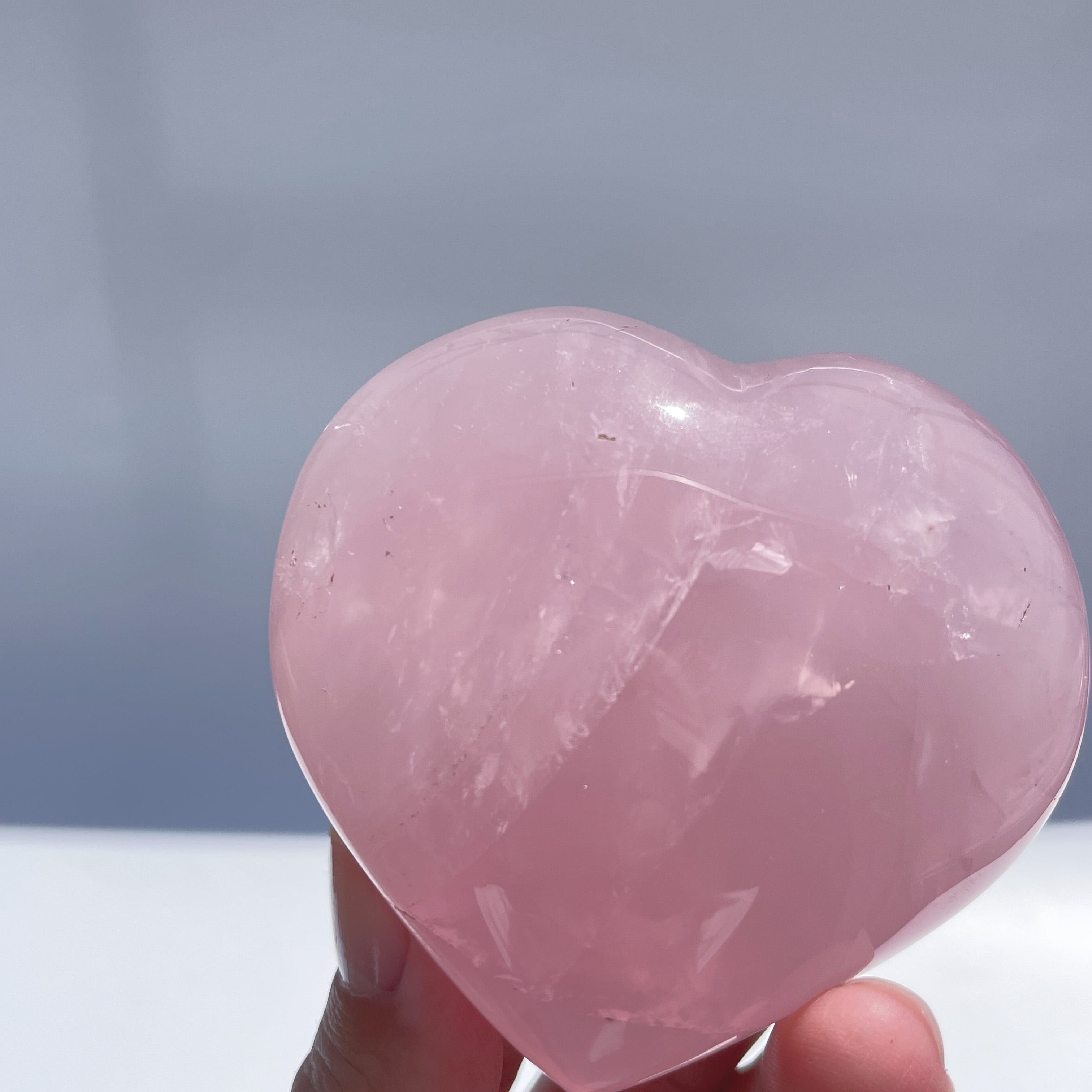マダガスカル産ローズクォーツ ハート型85◇ Rose Quartz ◇天然石