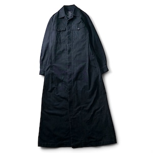 "Y's" super long cotton shirt coat