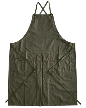 POLITE work apron 02 OL / ポライト ワークエプロン 02（オリーブ）