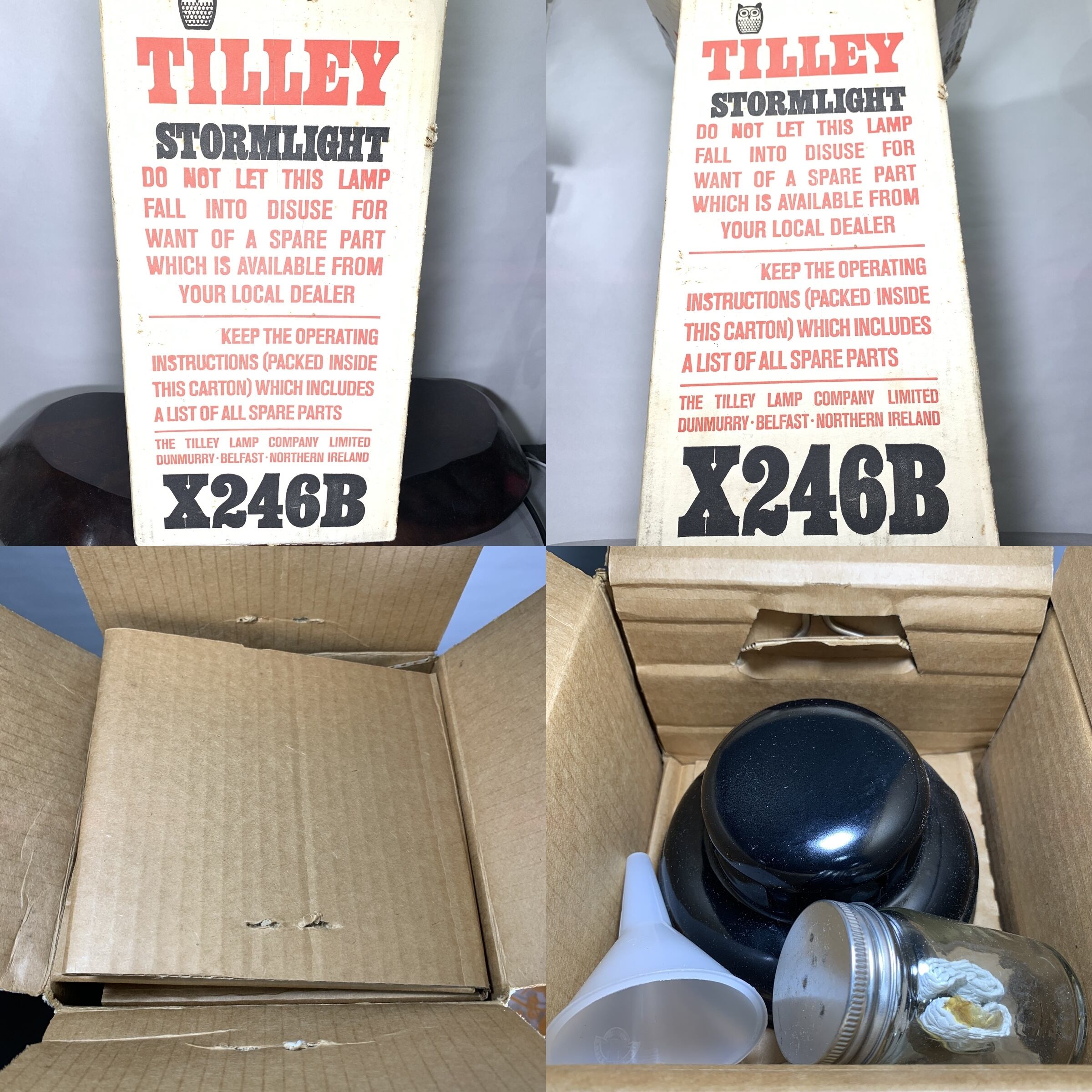 未使用品】Tilley ティリー X246B レッド 灯油ストーブ ビンテージ