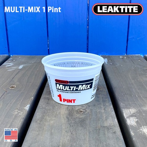 1 PINT Container 1 パイントマルチミックスカップ 計量カップ ペイントカップ LEAKTITE バケツ DIY ガレージ made in USA アメリカ