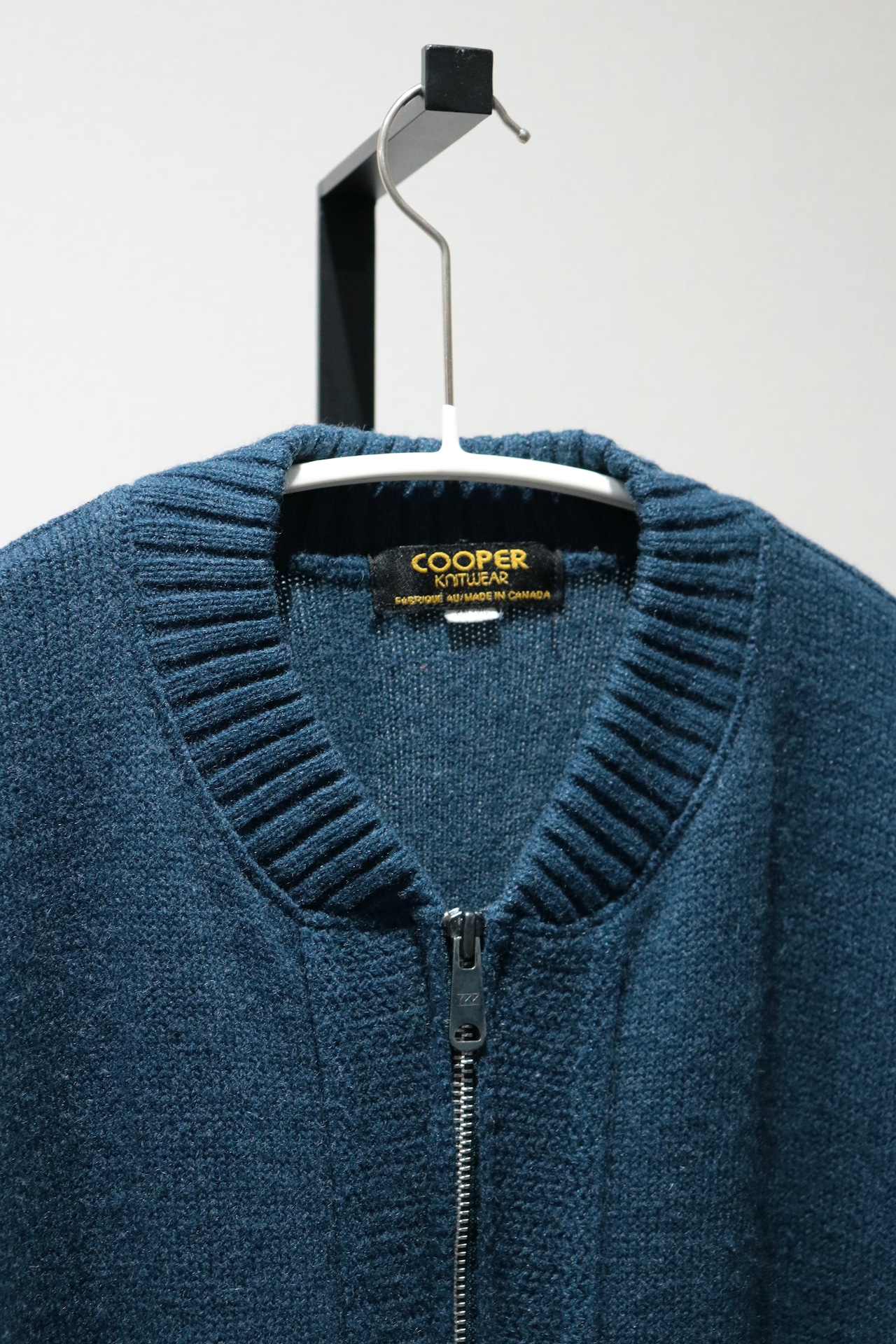 COOPER KNITWEAR full zip knit sweater