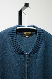 COOPER KNITWEAR full zip knit sweater