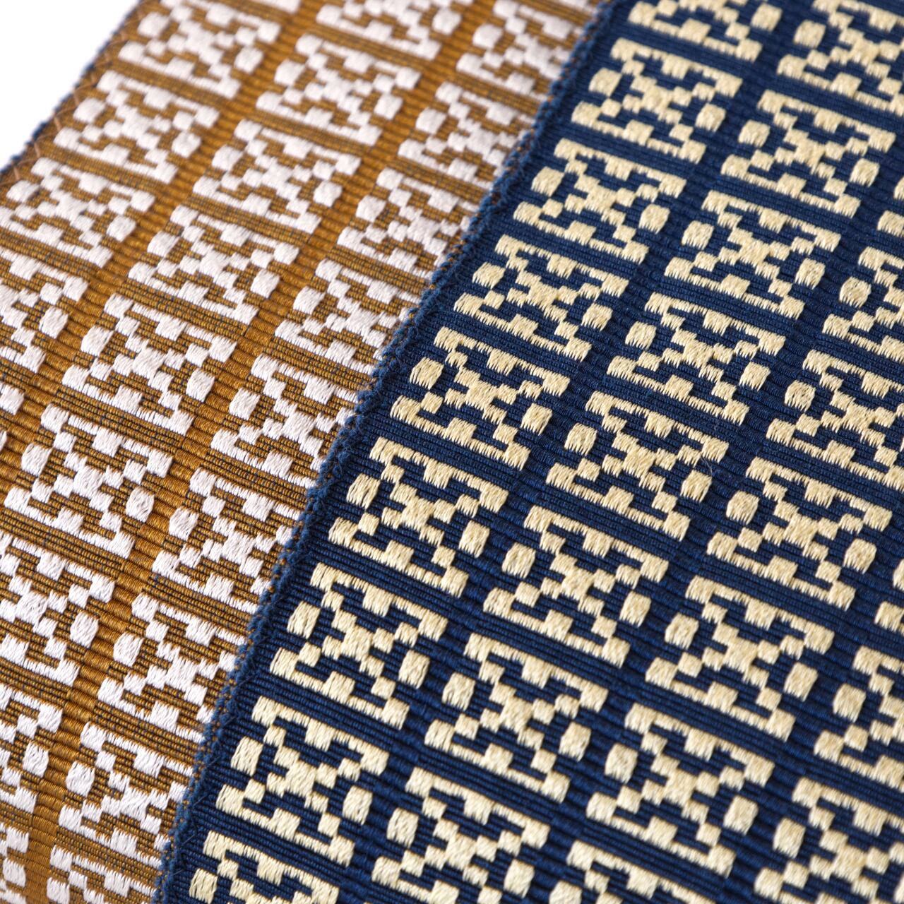 正絹リバーシブル角帯・格子幾何学文様／美品！ | SELECT KIMONO 華ふじ