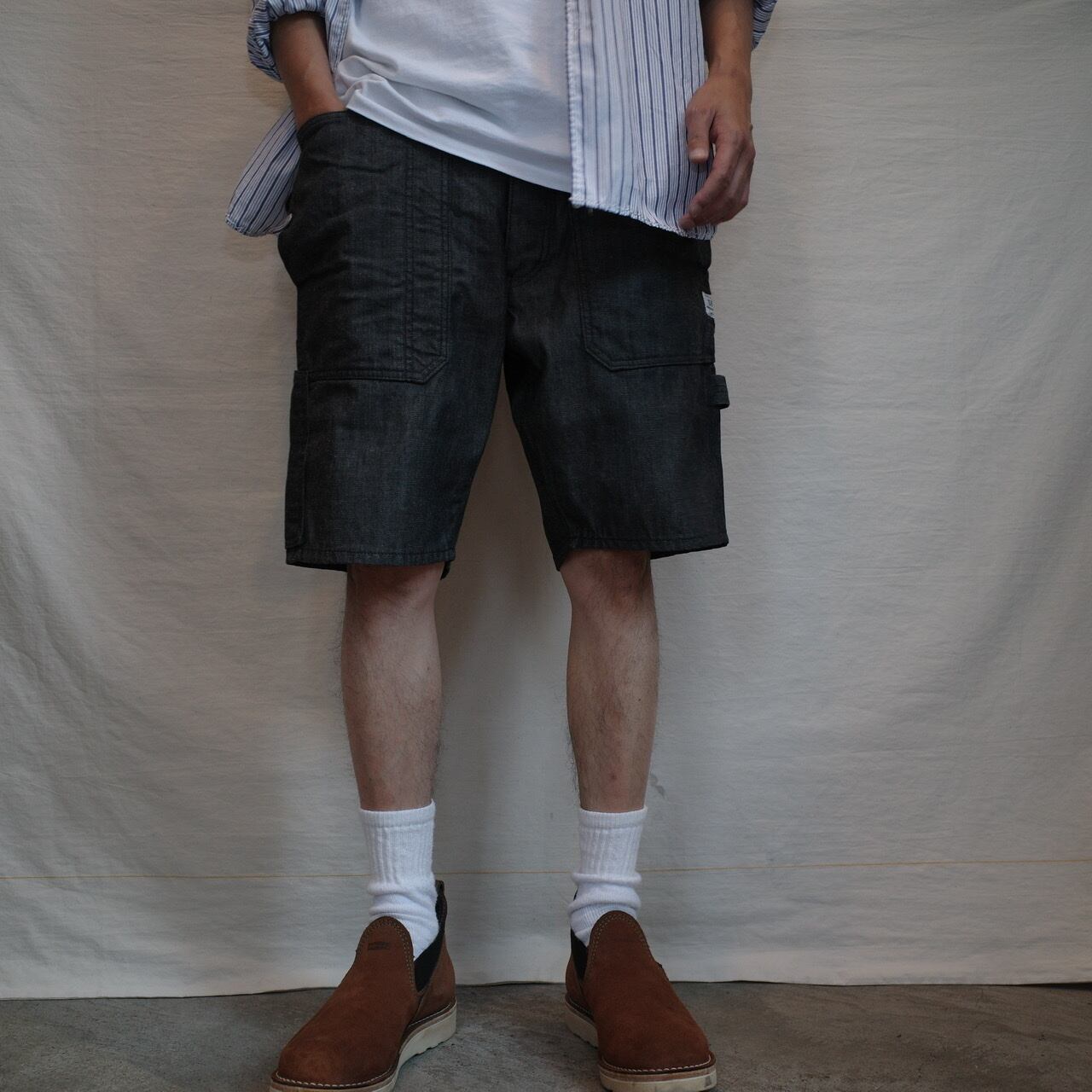 SASSAFRAS(ササフラス) / Fall Leaf Gardener Pants 1/2 -Black- | Signs