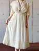 Antique Early 1900's Edwardian Embroidered Cutwork Tea Dress