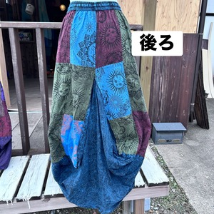 パッチワーク変形スカート