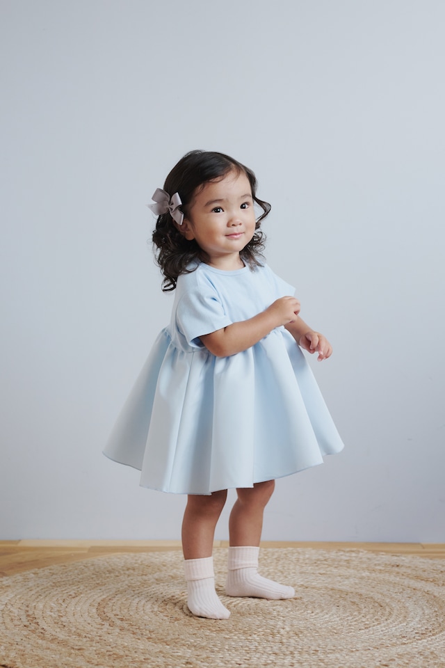 BALLERINA T-DRESS BABYBLUE 7M-6Y