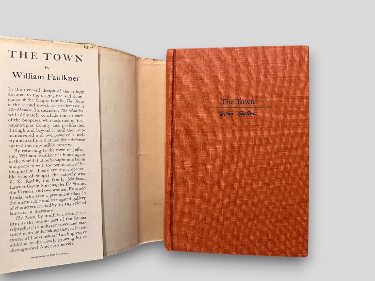 SL1279】【FIRST EDITION】【FIRST PRINTING】The Town(1957) /William