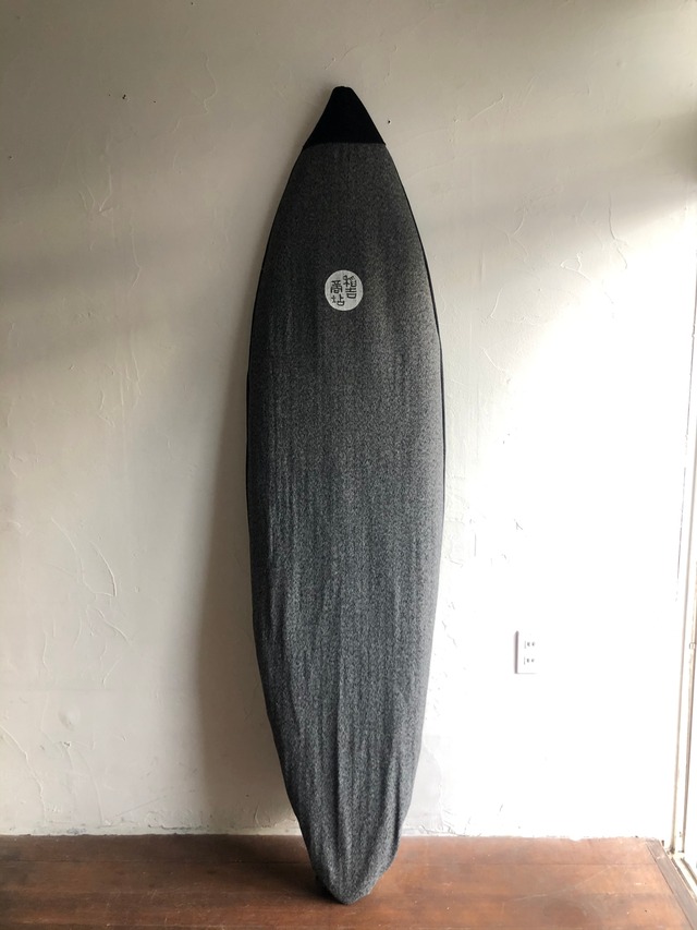 服屋のサーフボードケース 杢帆布×ブラックデニム