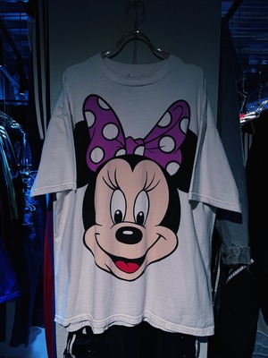 【D4C】vintage"Minnie Mouse"character print design loose T shirt