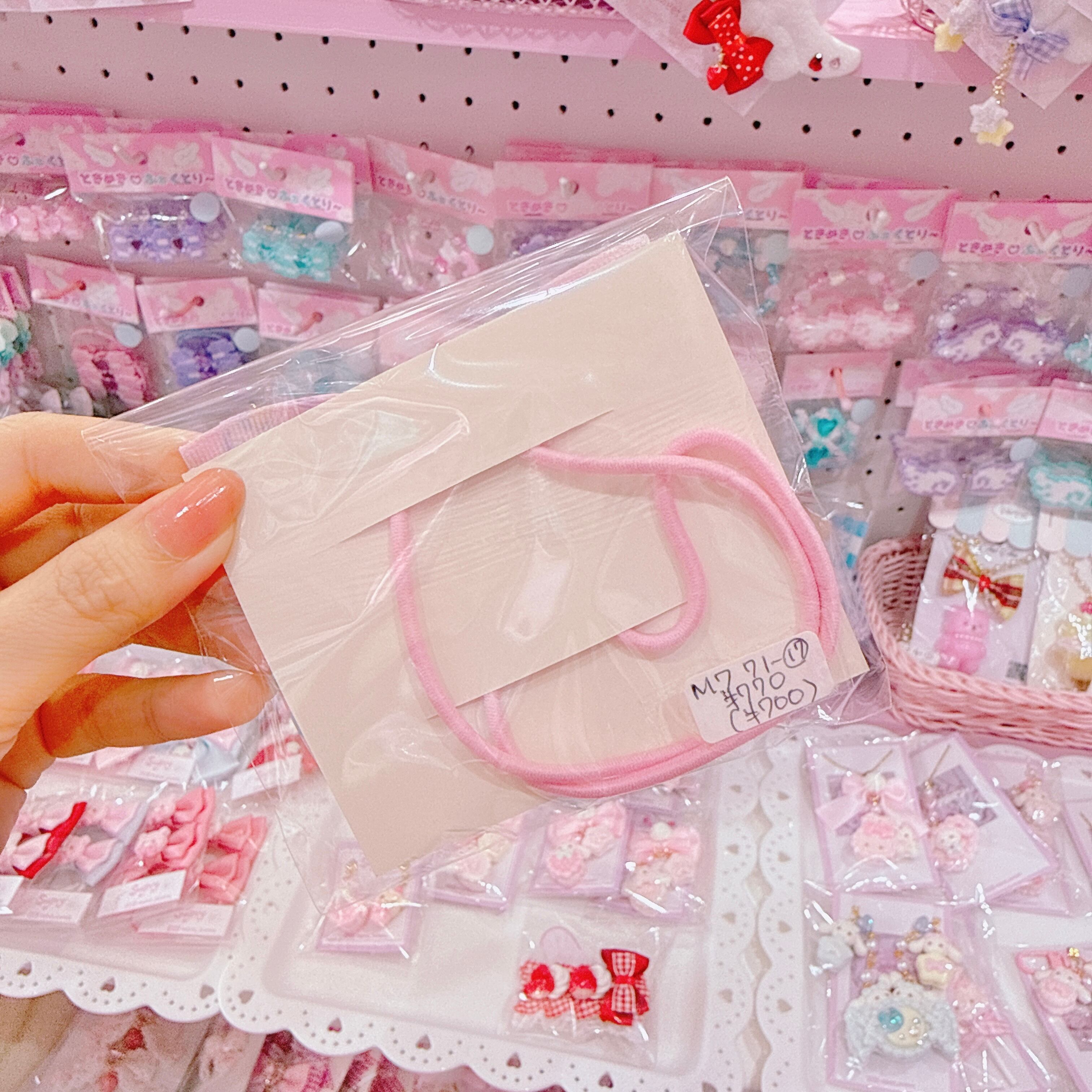 【M7】71-17リボンツインヘアゴム