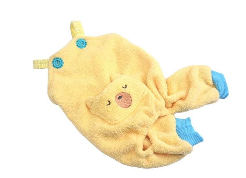 sleepy bear all in one set S ~ XL 2color / 犬服 秋冬 新作 もこもこ フリース オールインワン 帽子 セット 可愛い 犬の服 暖かい ドッグウェア ペット ワンコ服 小型犬 中型犬 猫 ロンパース tsu44