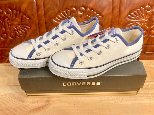 converse（コンバース） ALL STAR PIPING（オールスター パイピング）ox 白/ネイビー 4 23cm 2310