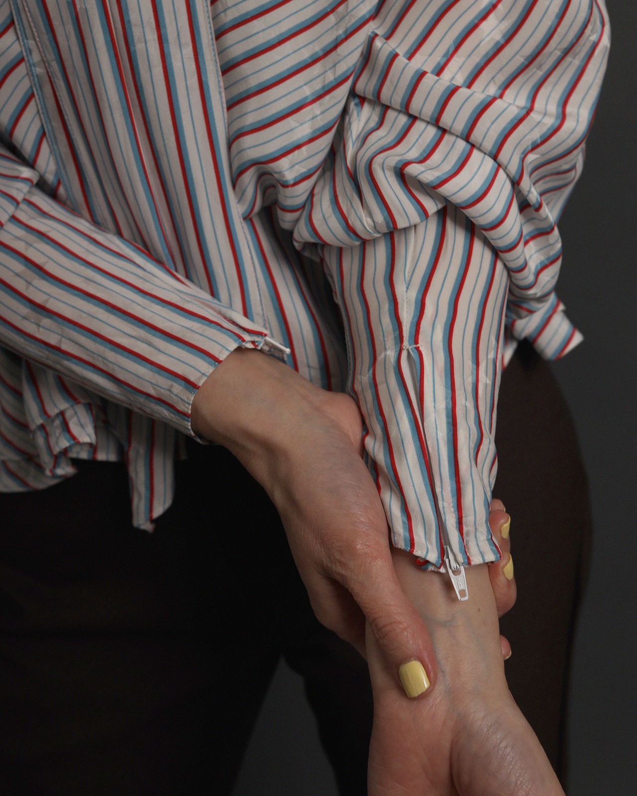 Balenciaga / Striped Pullover Blouse