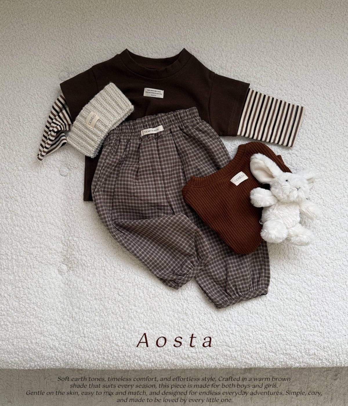送料無料【予約】/ モカバルーンパンツ / aosta