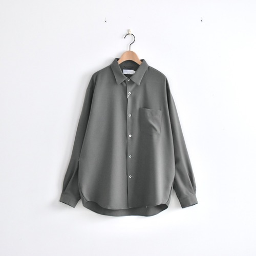 MANUAL ALPHABET | RELA × INON TWILL WIDE RC SHIRT　リラクション ツイール ワイド レギュラーカラーシャツ