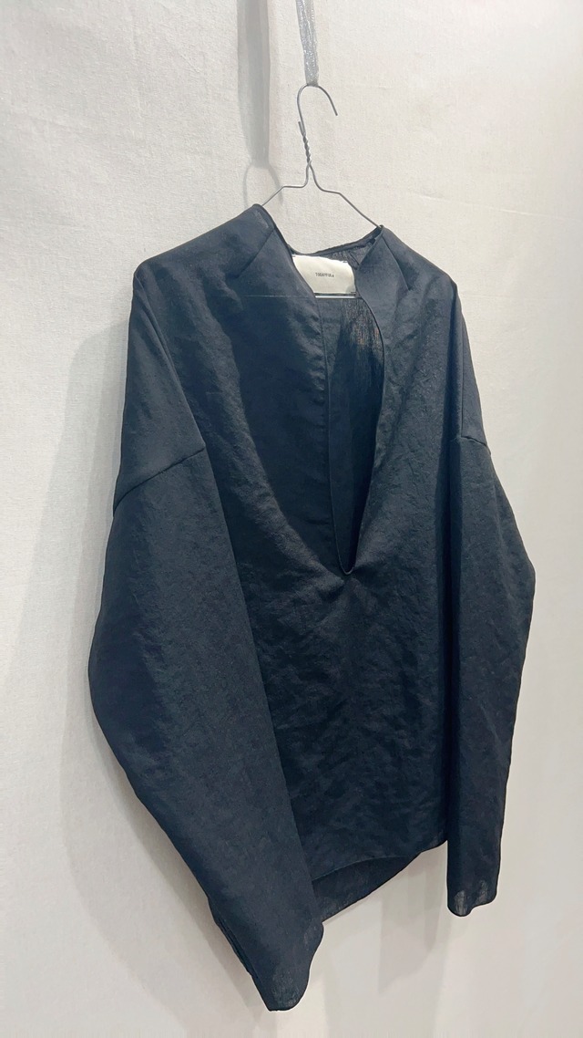 【TODAYFUL】Slub Slit Shirts / Black（要お問い合わせ）