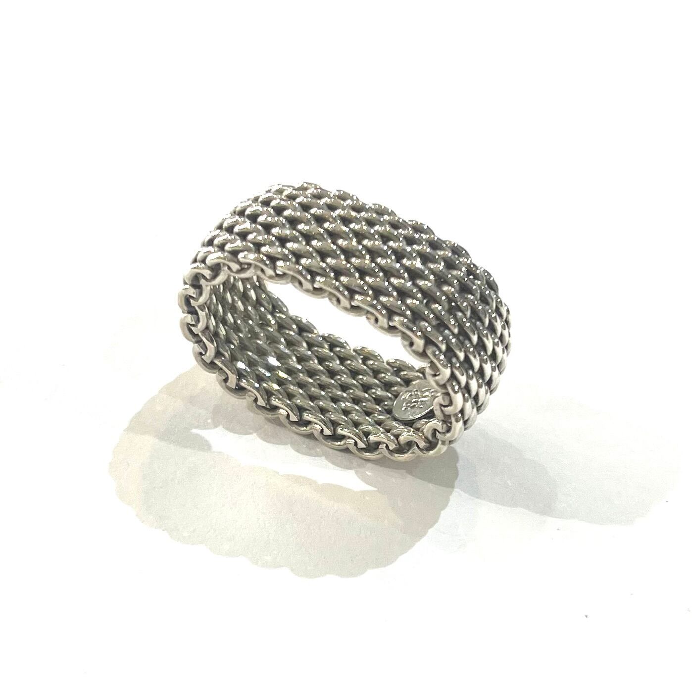 希少【TIFFANY＆CO】2454 【16号】ティファニーサマセットメッシュ