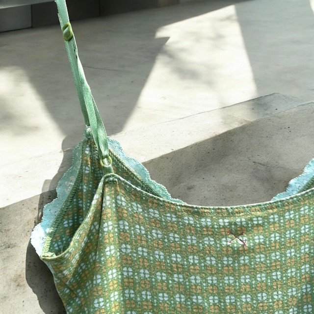 【LADIES】green lace camisole