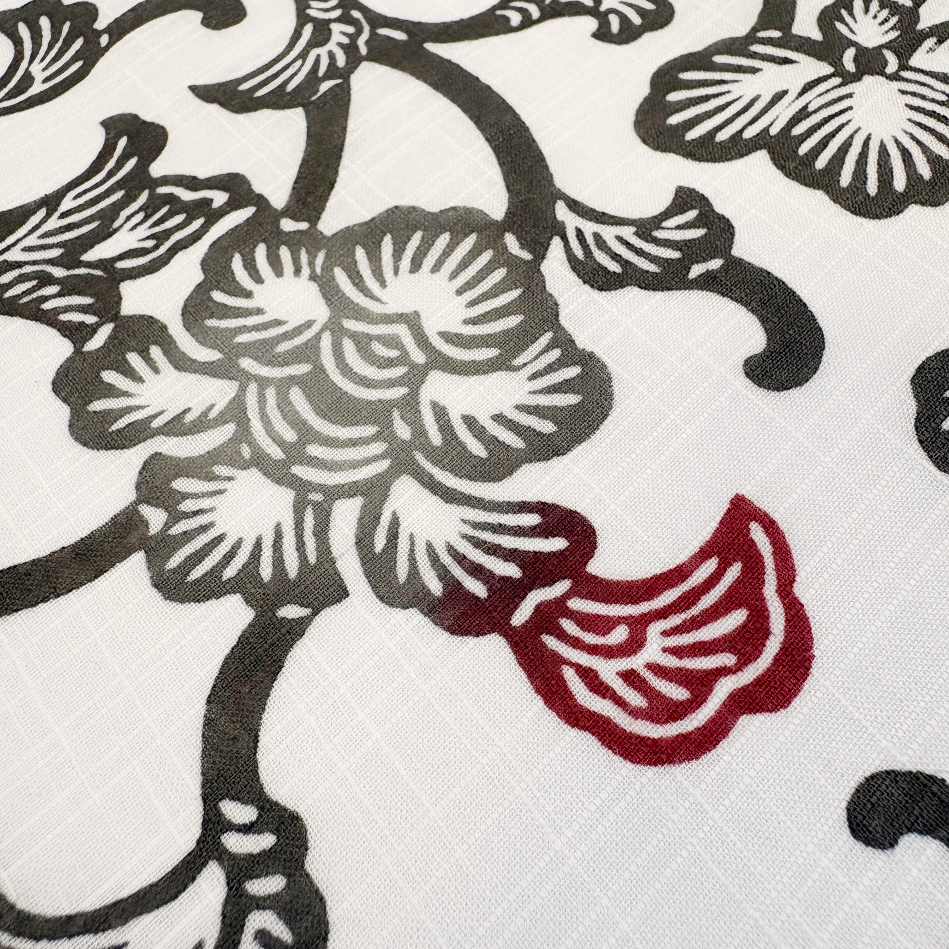 浴衣【丸久商店】花唐草 | ウスキ呉服店