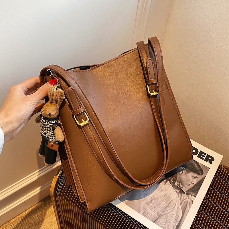 Shangxinビッグバッグレディース2020年秋冬新流行ファッションカジュアル大容量ショルダーバッグネットレッドワイルドトートバッグ Tiancai_Wing_Bag57811892445