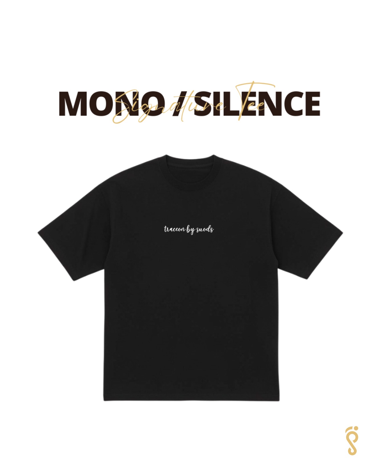 MONO / Silence – Signature Tee（black） - 1