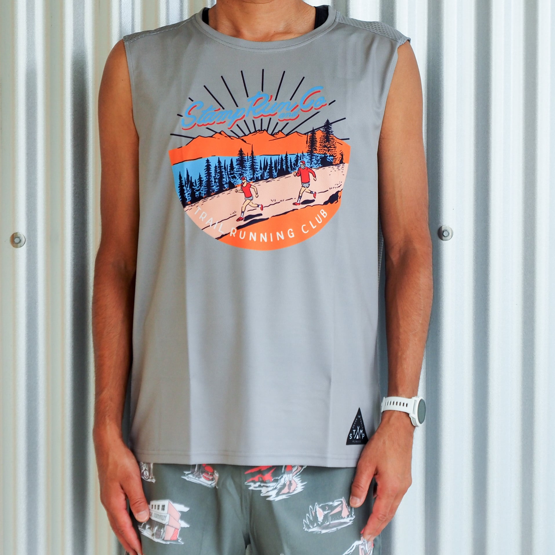 STAMP RUN & CO｜STAMP GRAPHIC TANK (STAMP TRAIL RUNNING CLUB