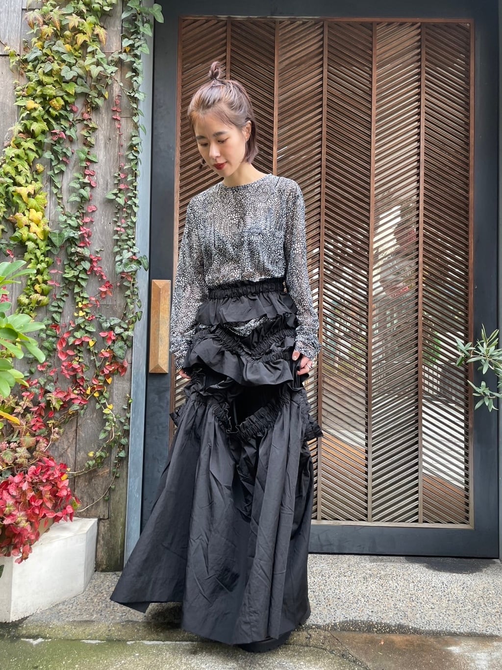 24SS】FUMIE TANAKA フミエタナカ / sheer long tee | TRENTオンライン 