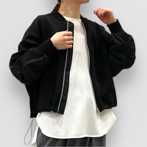PASSIONE MA-1 Nylon x Jersey Blouson