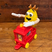 M&M's クリスマス・トレイン・トッパー サーカストレイン 列車 機関車 イエロー ミールトイ エムアンドエムズ MU-306