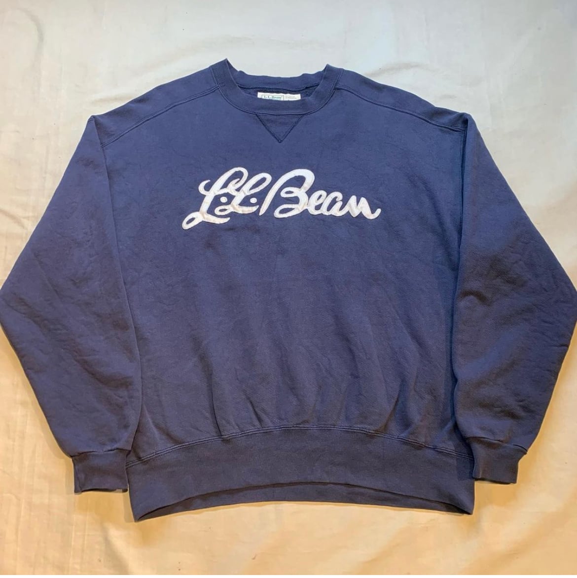 90's L.L.Bean Russell W Name Logo Sweat Made in | aeugo