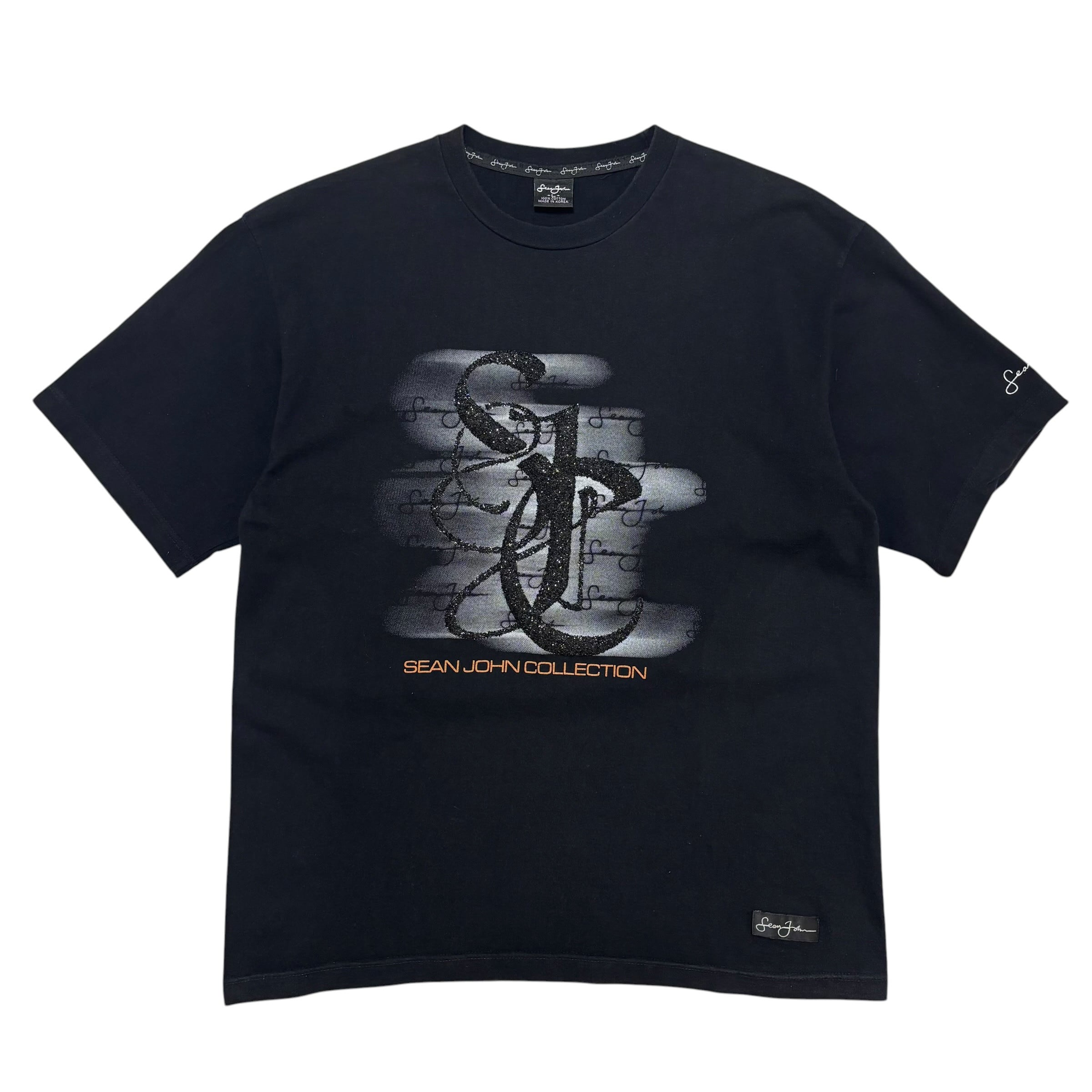 sean john ショーンジョン　ゲームシャツ 古着 ショーンジョン SEAN JOHN 半袖 Tシャツ クリーニング済み 装飾