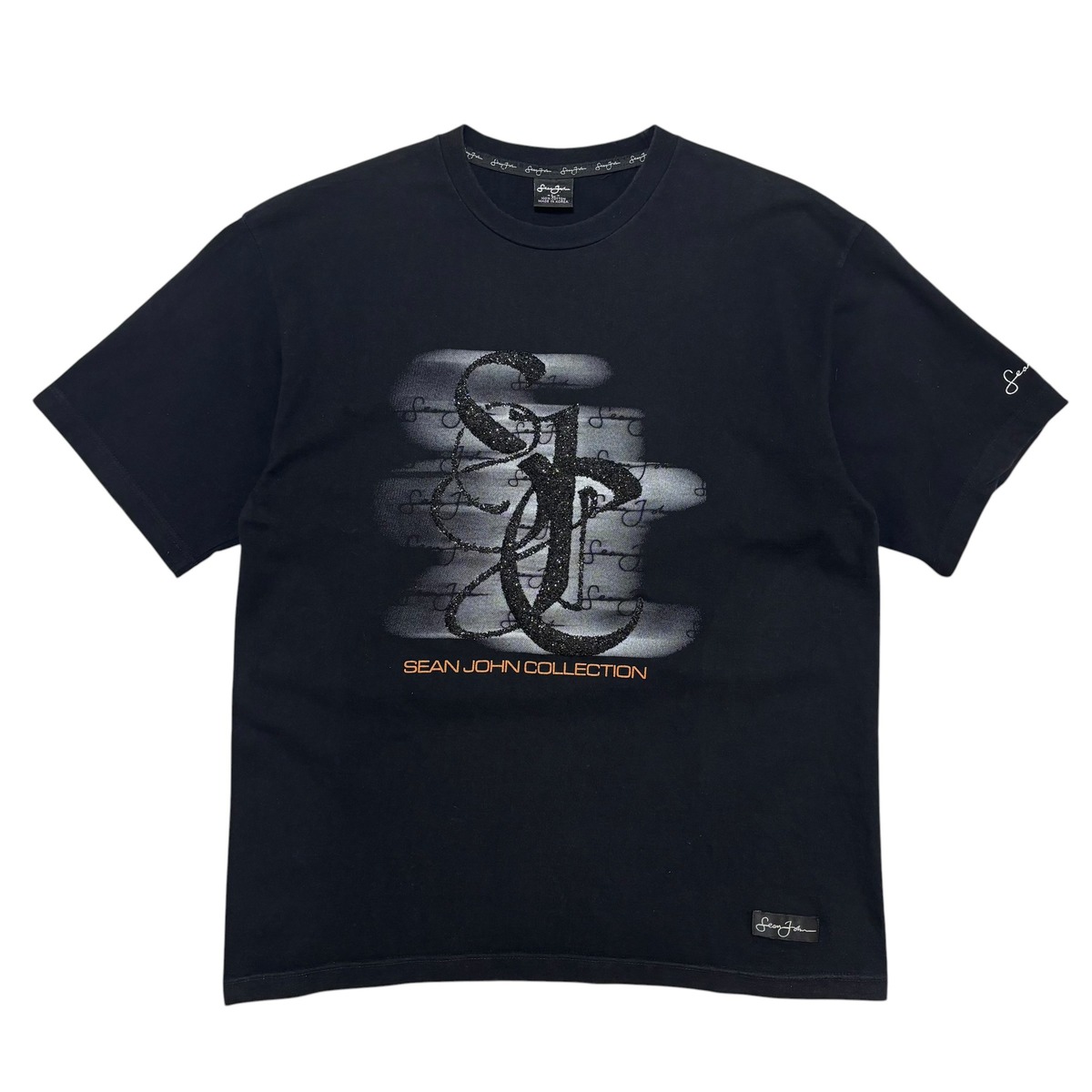 古着 ショーンジョン SEAN JOHN 半袖 Tシャツ クリーニング済み 装飾 