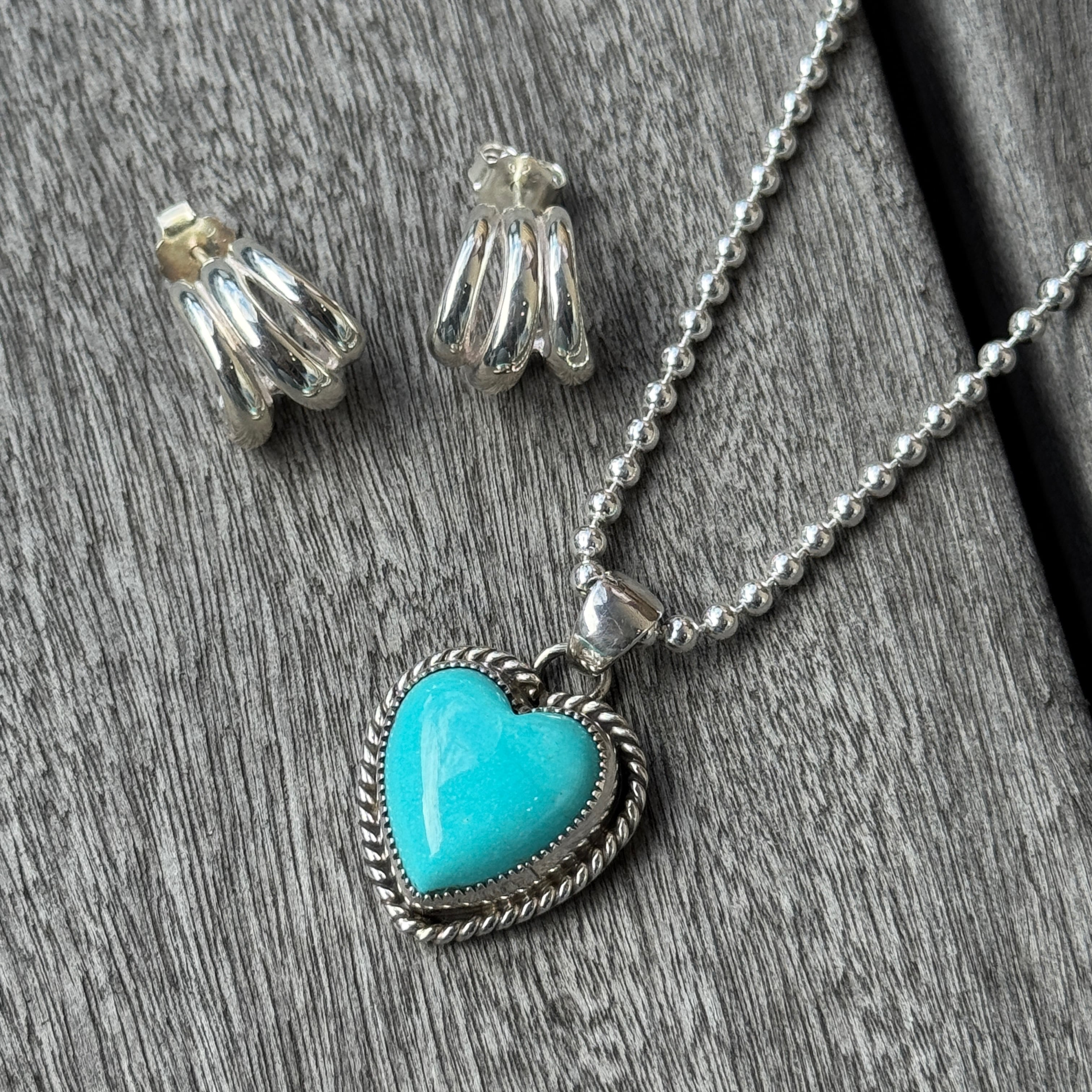 再入荷】《Indian Jewelry 》 キングマン ターコイズ ハート