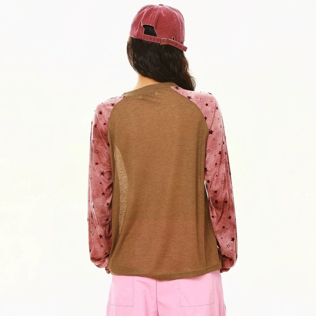 スターグラフィックメランジラグランTシャツ 2col R02585