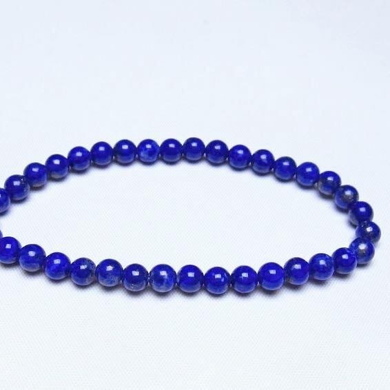 ラピスラズリ ブレスレット 5mm 一点物 メール便可 [M便 1/10] 111-48499