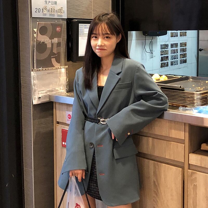 スプリングルーズジャケット ブラウス 春物 試着室17243395362