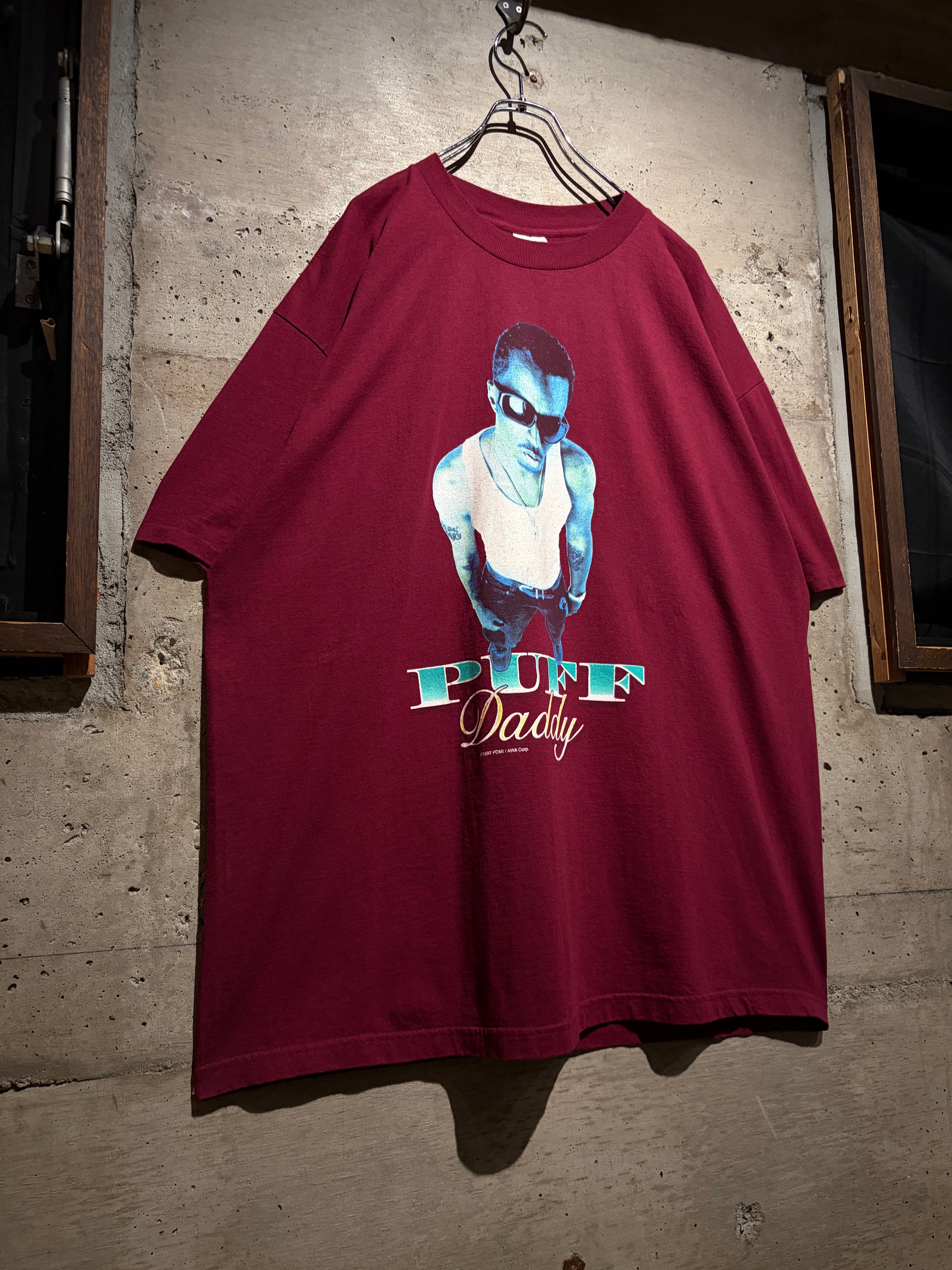 Caka】90's “PUFF Daddy” Vintage XXL T-Shirt | Caka(カカ）下北沢