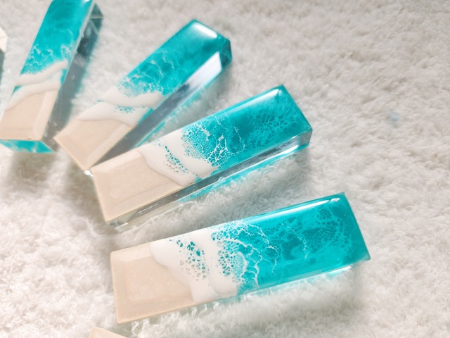 448.オーシャンレジンアート 箸置きorペーパーウェイト